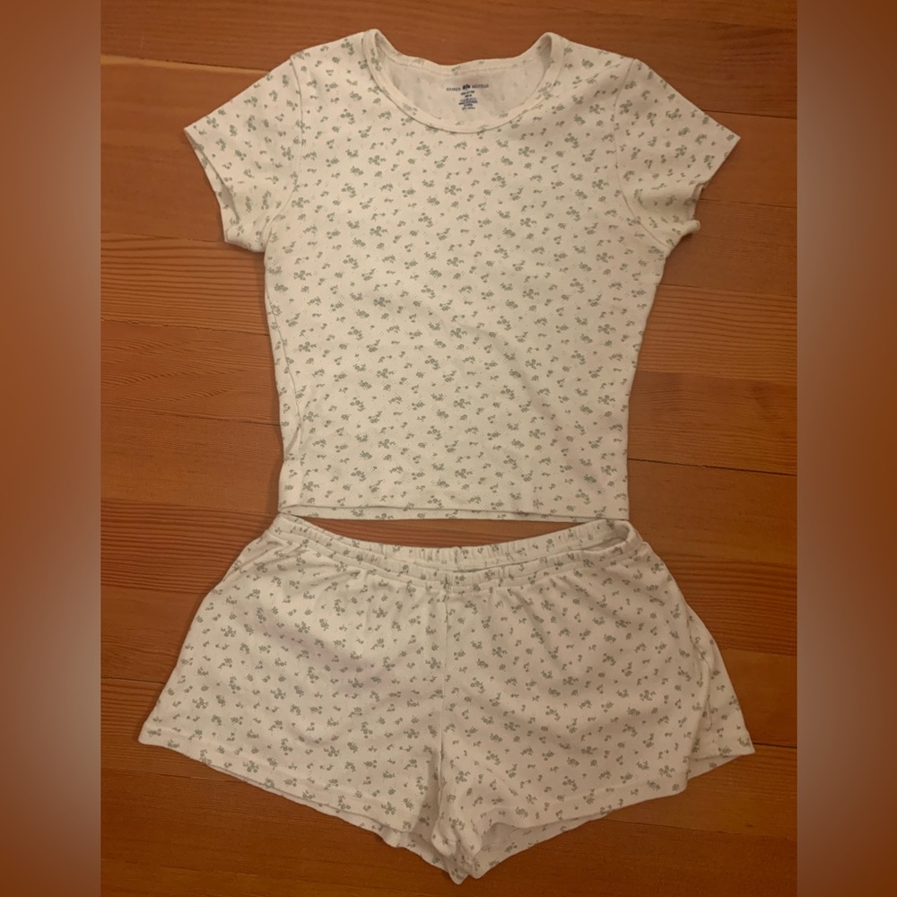 Brandy Melville eyelet pj set